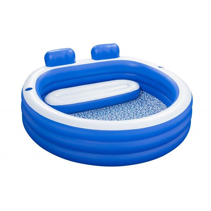 Надуваем семеен басейн Bestway H2OGO Slash Paradise 231x219x79 - Image 3