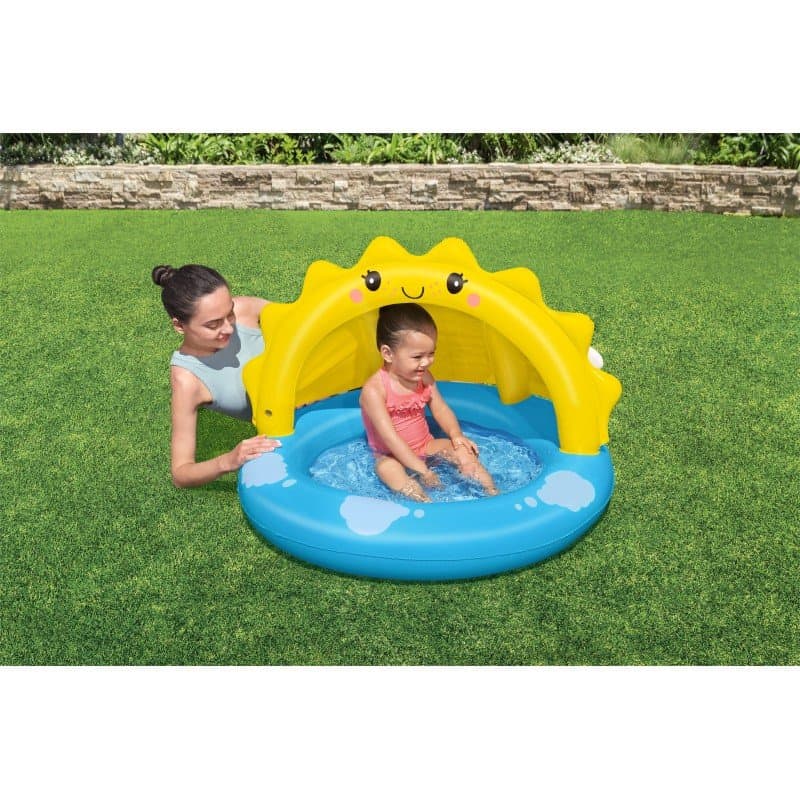 Детски надуваем басейн със сенник Bestway (101х97х71см) 52637 - Image 3