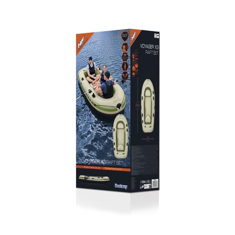 Надуваема лодка Bestway Voyager X3 294х137см 65164 - Image 6