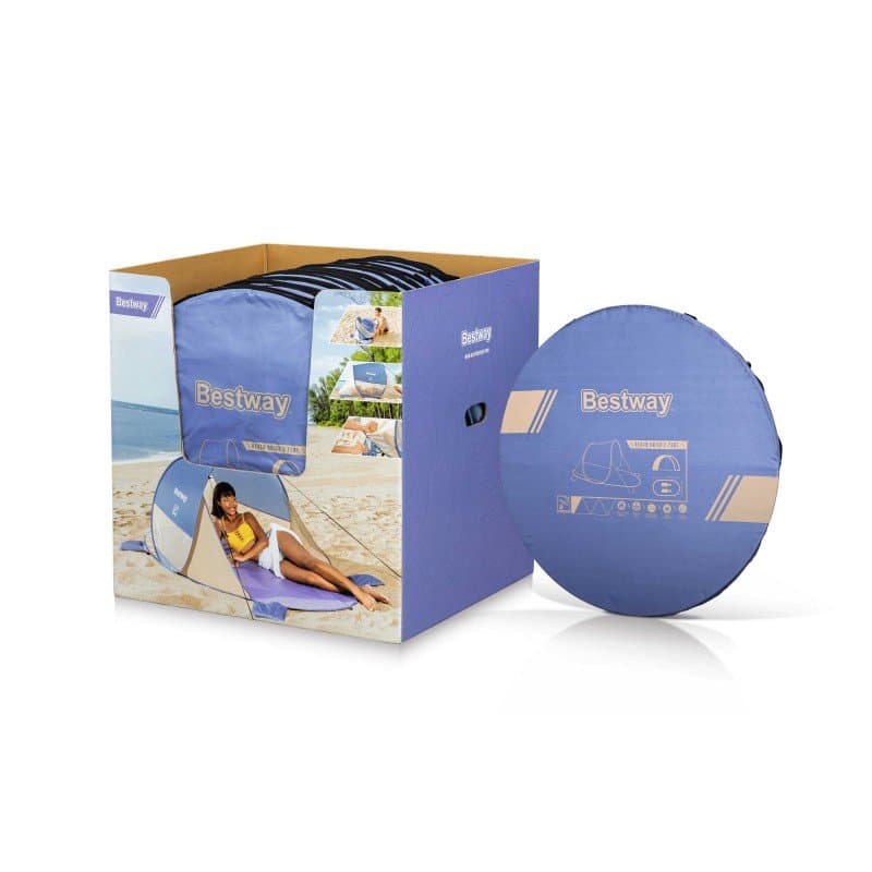 Саморазгъваща се палатка за плаж Bestway (200х120х90см) 68107 - Image 2