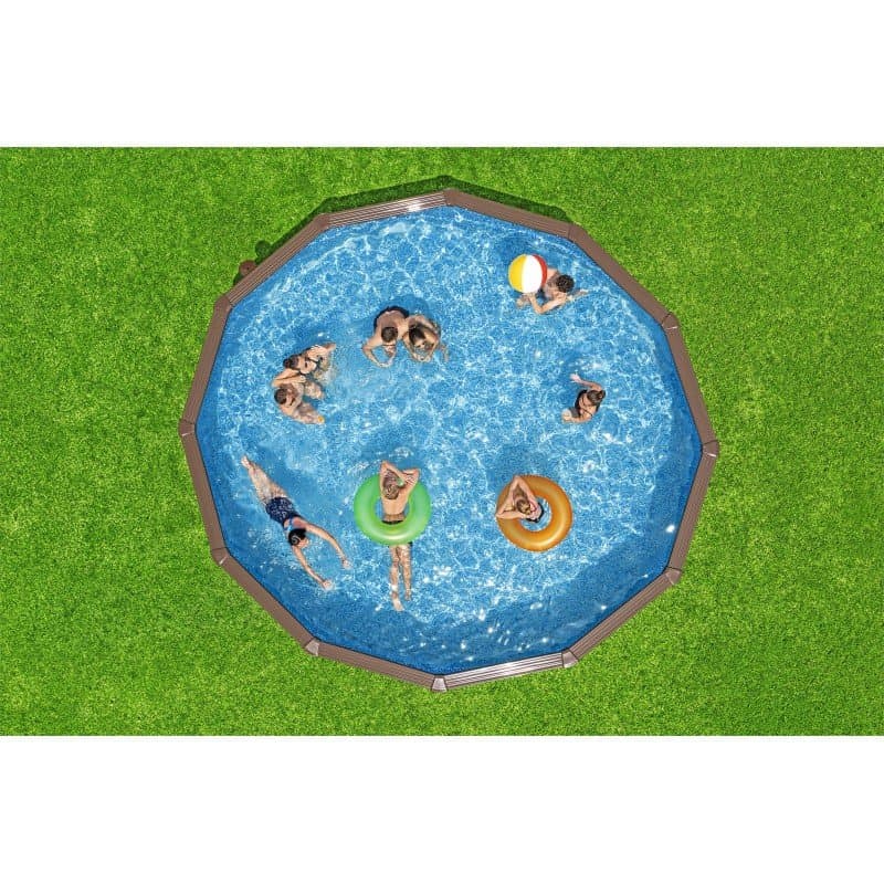 Сглобяем басейн Bestway Hydrium 549х132см с твърди стени 561CS - Image 9