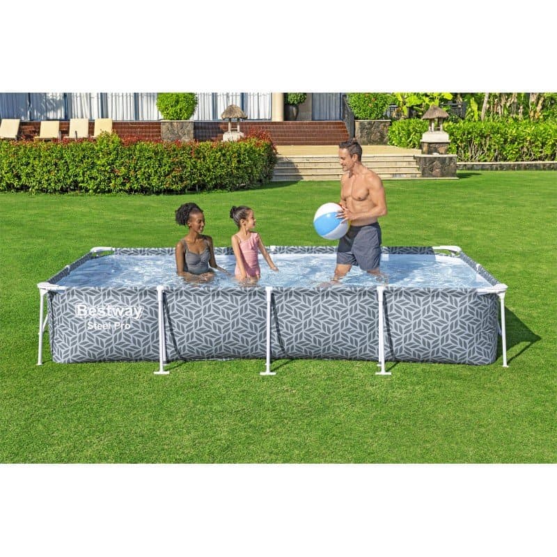 Сглобяем басейн Bestway Steel Pro 366х201х66см с тръбна конструкция 561FV - Image 9