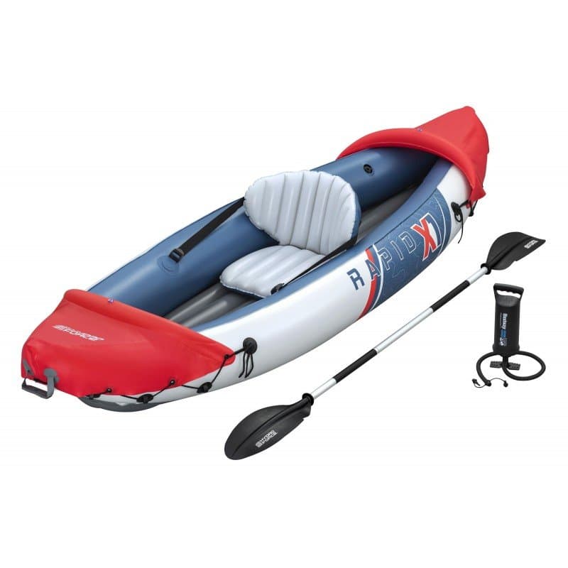 Надуваем каяк  2.90mx 91cm Hydro-Force Rapid X1