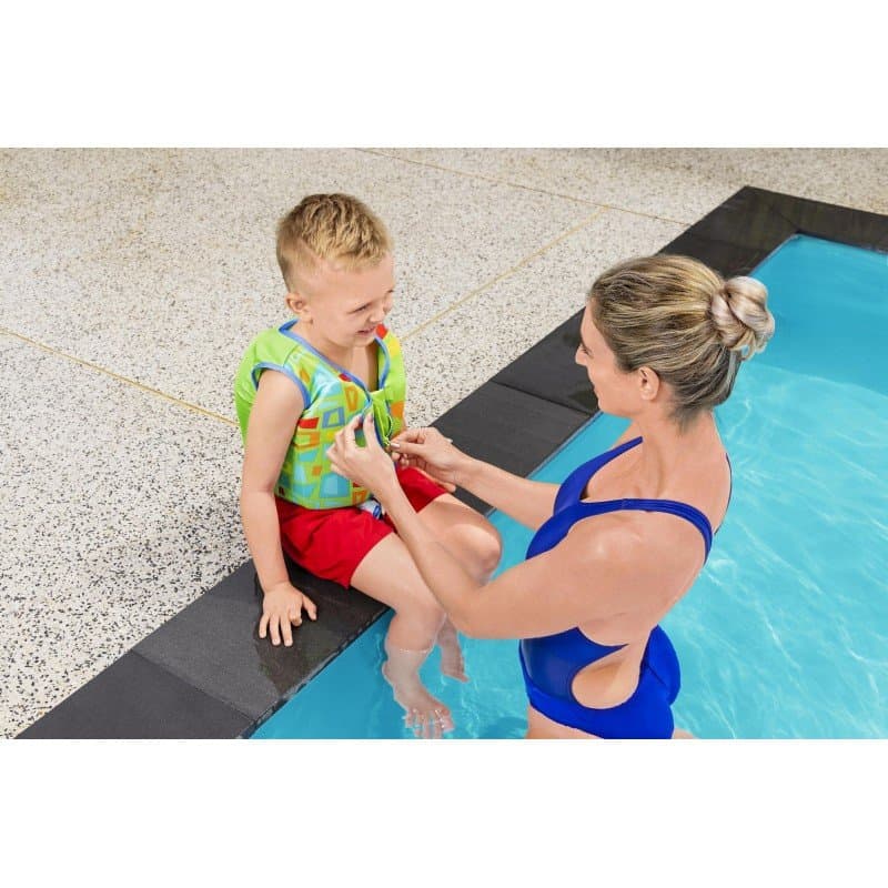 Жилетка за плуване AQUASTAR FABRIC SWIM VEST M/L - Image 11