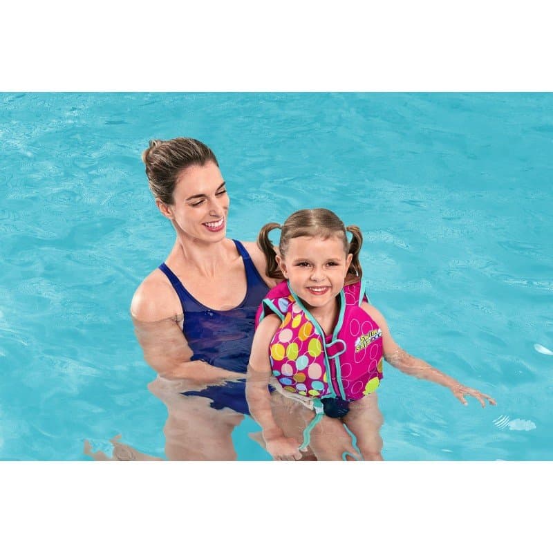 Жилетка за плуване AQUASTAR FABRIC SWIM VEST M/L - Image 10