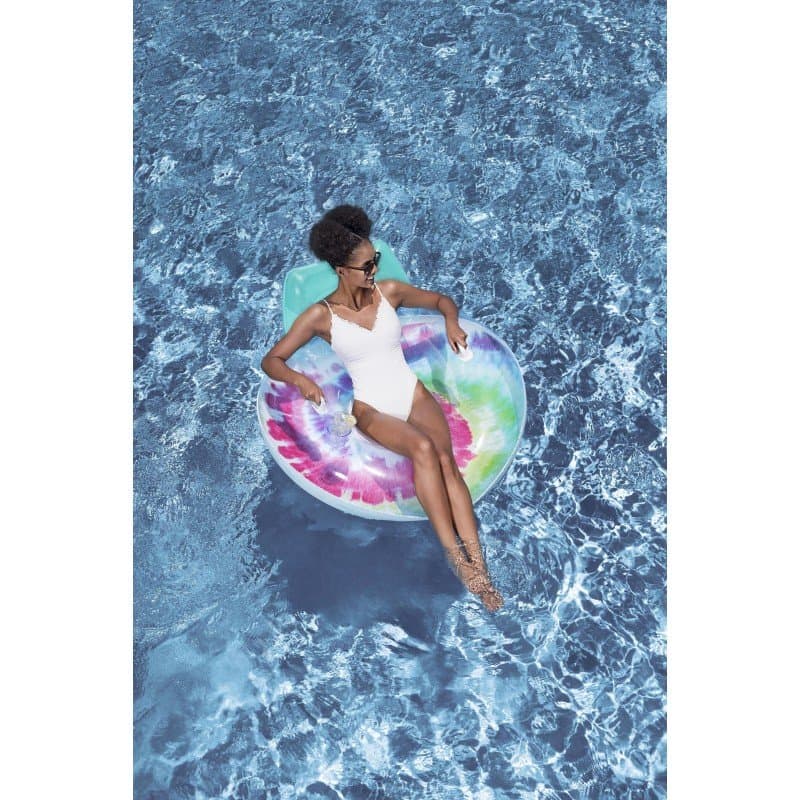 Надуваем пояс  1.18m x 1.17m  Bestway®Tie Dye Deluxe - Image 7