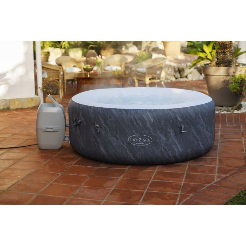 Надуваемо джакузи 1.80m x 66cm  Lay-Z-Spa® Boracay Smart AirJet 4 Blue Marble Кръгло - Image 11