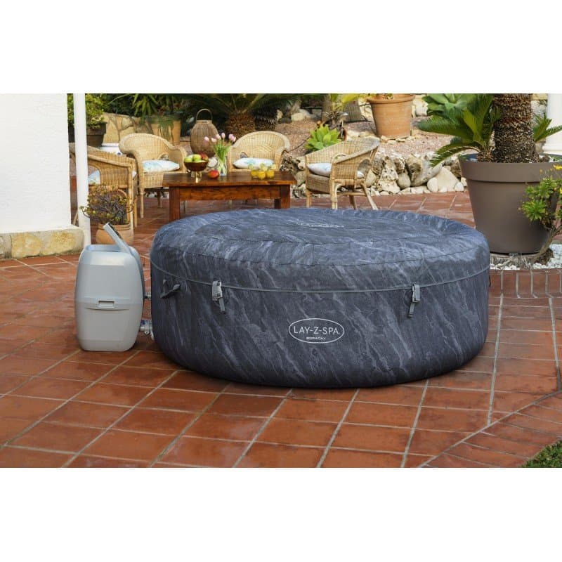 Надуваемо джакузи 1.80m x 66cm  Lay-Z-Spa® Boracay Smart AirJet 4 Blue Marble Кръгло - Image 10
