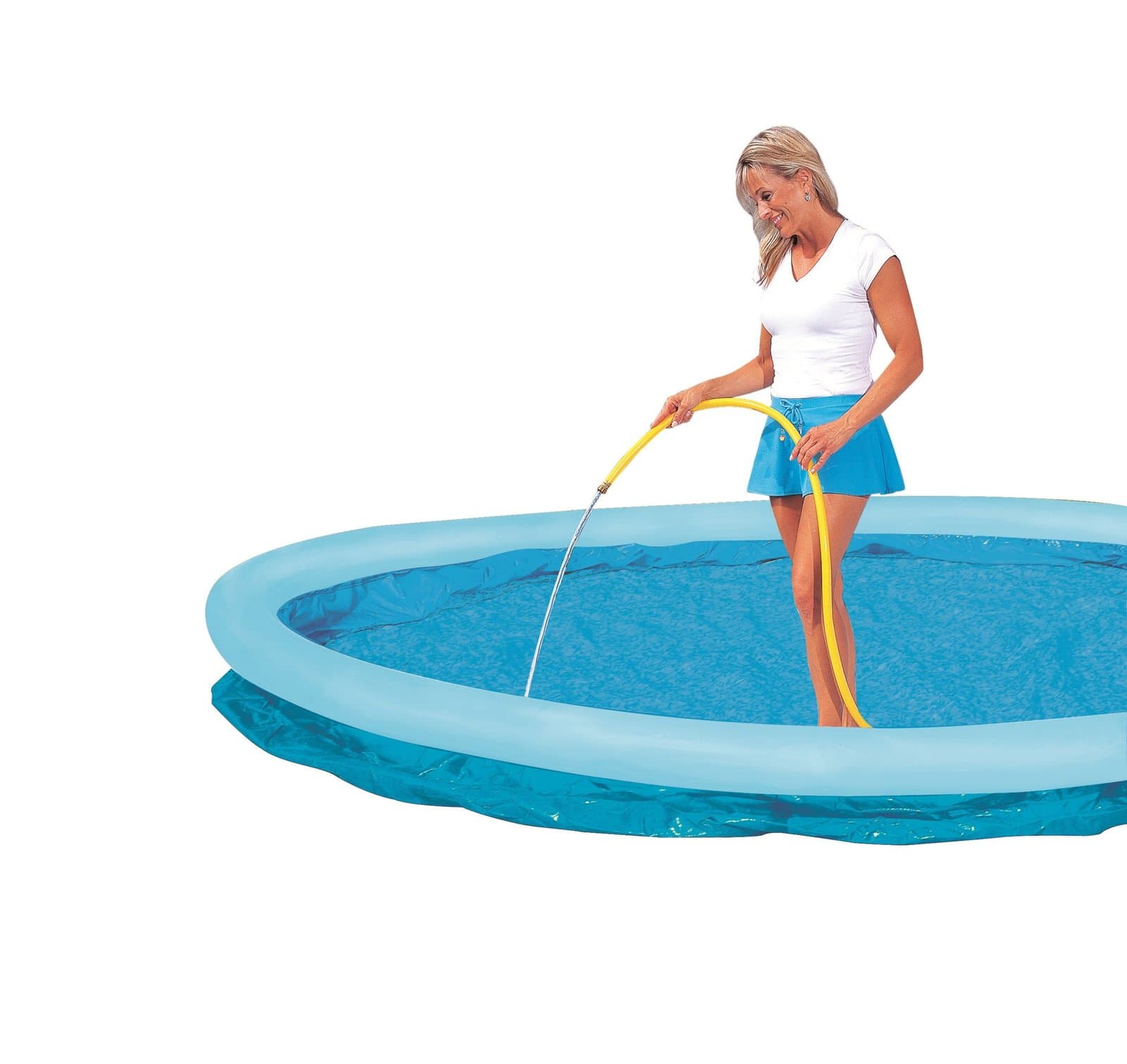 Надуваем басейн 1.98m x 51cm Bestway Fast Set