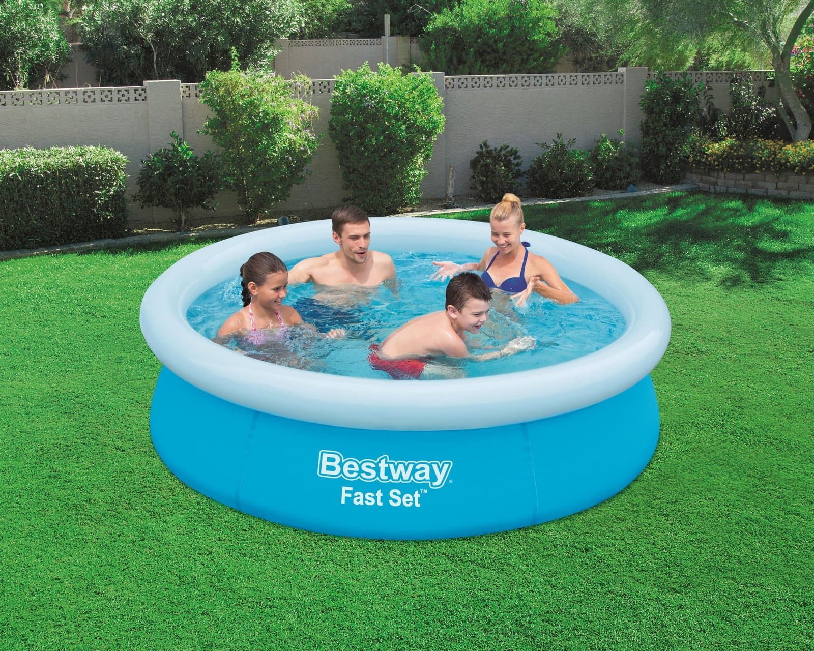 Надуваем басейн 1.98m x 51cm Bestway Fast Set - Image 4