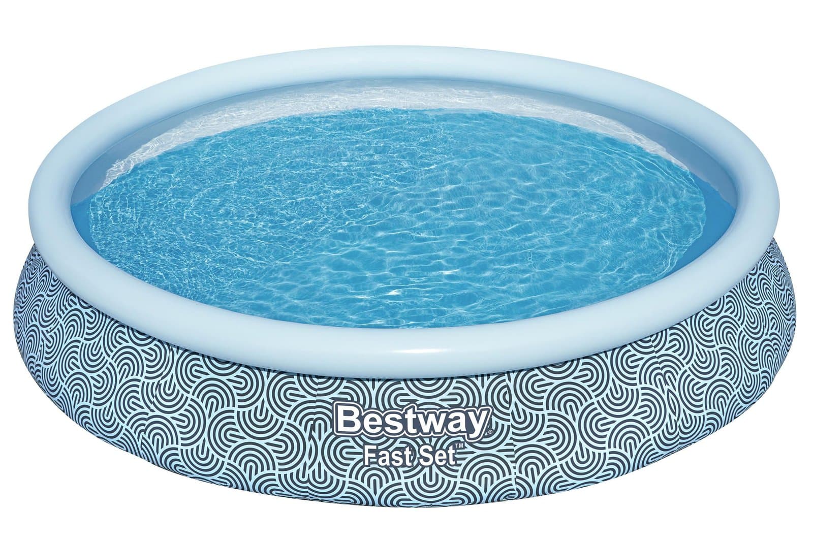 Надуваем басейн 4.57m x 84cm Bestway Fast Set - Image 9