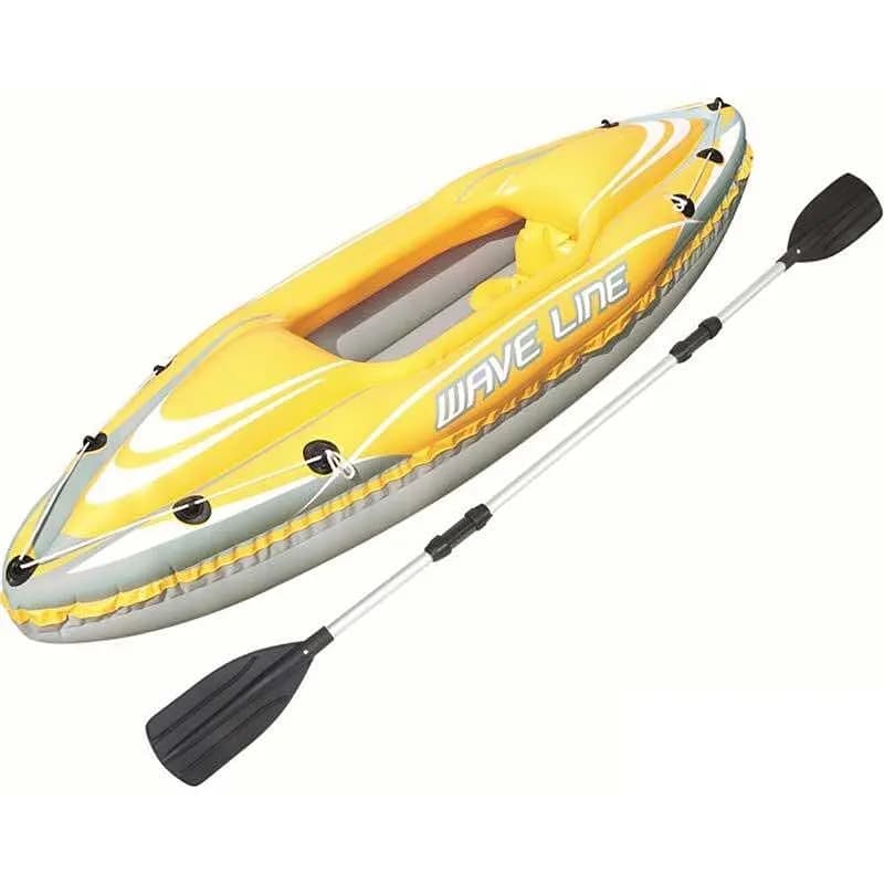 Надуваем едноместен каяк 284х108см Bestway Wave Line - Image 3