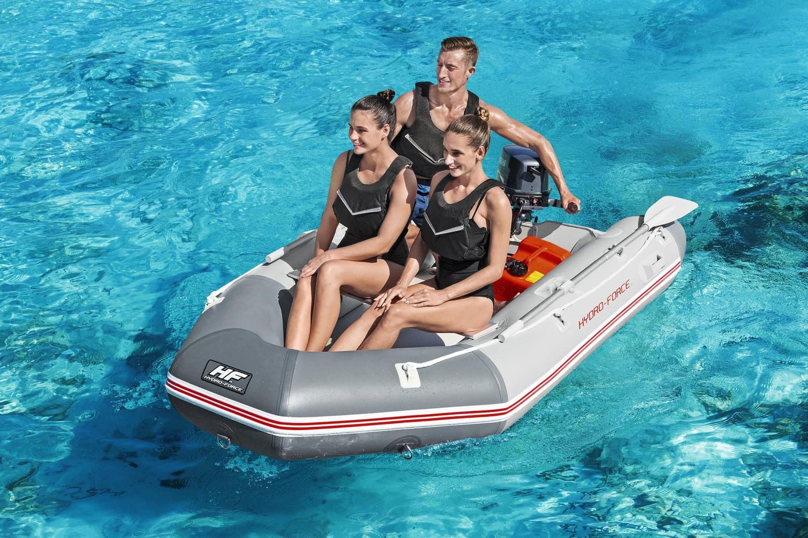 Спортна надуваема лодка с твърдо дъно 2.80m x 1.52m x 42cm Caspian Pro Sport - Image 15