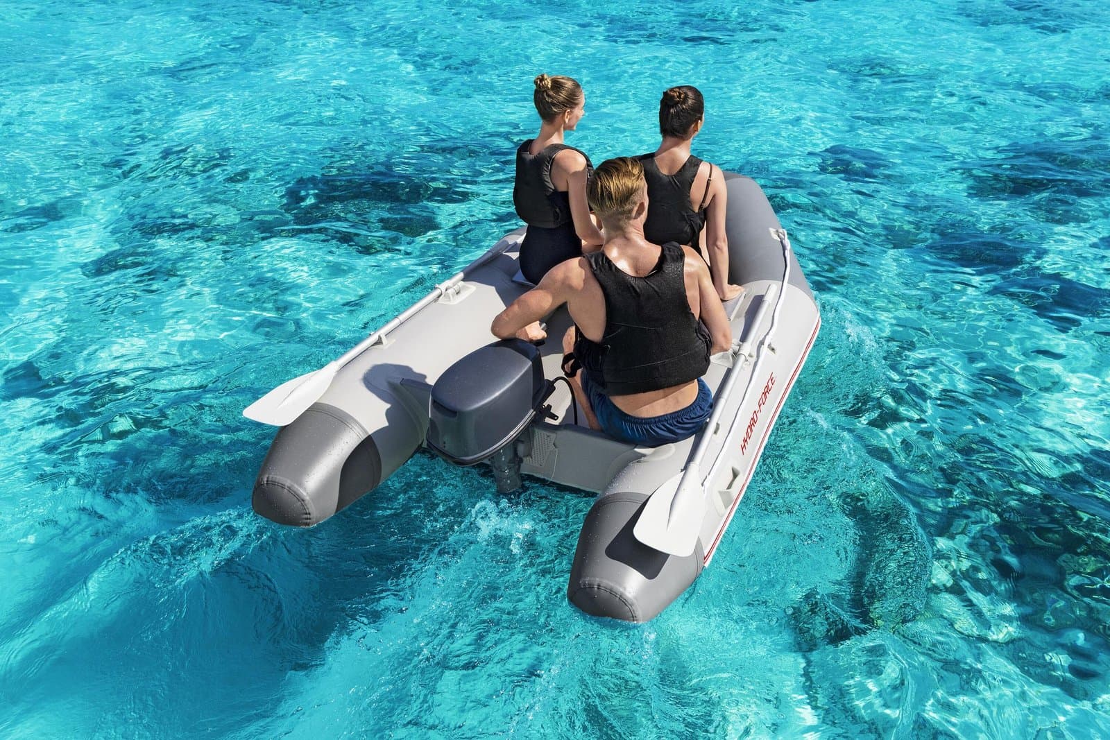 Спортна надуваема лодка с твърдо дъно 2.80m x 1.52m x 42cm Caspian Pro Sport - Image 16