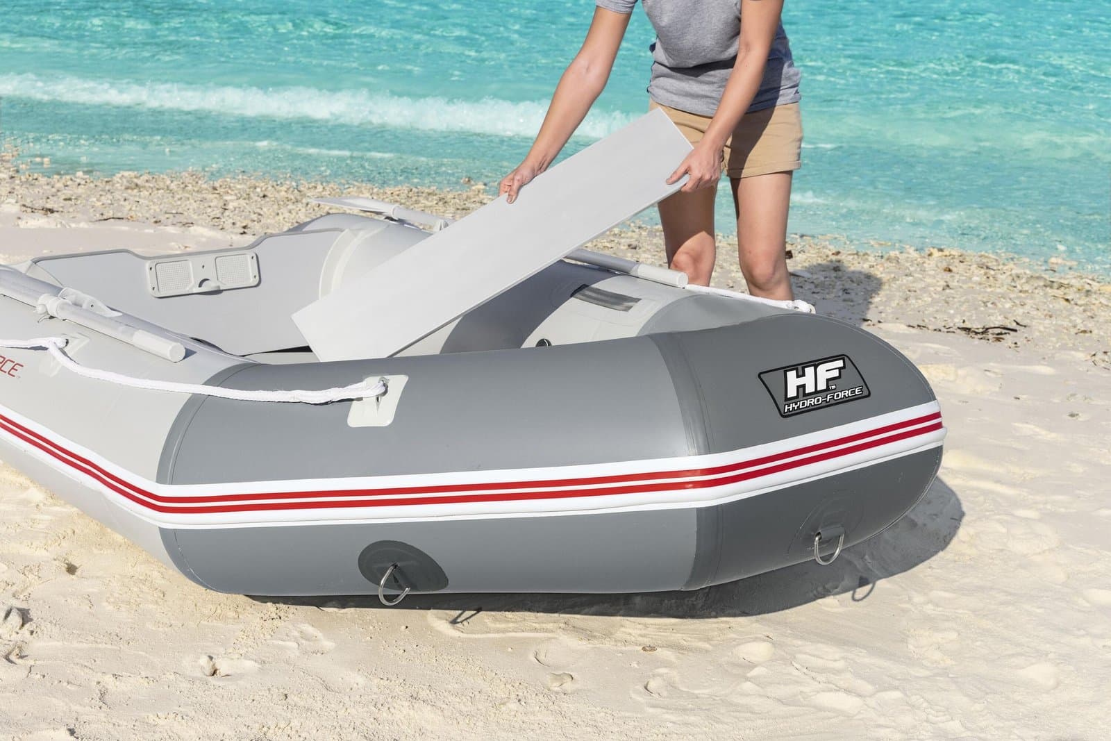 Спортна надуваема лодка с твърдо дъно 2.80m x 1.52m x 42cm Caspian Pro Sport - Image 18