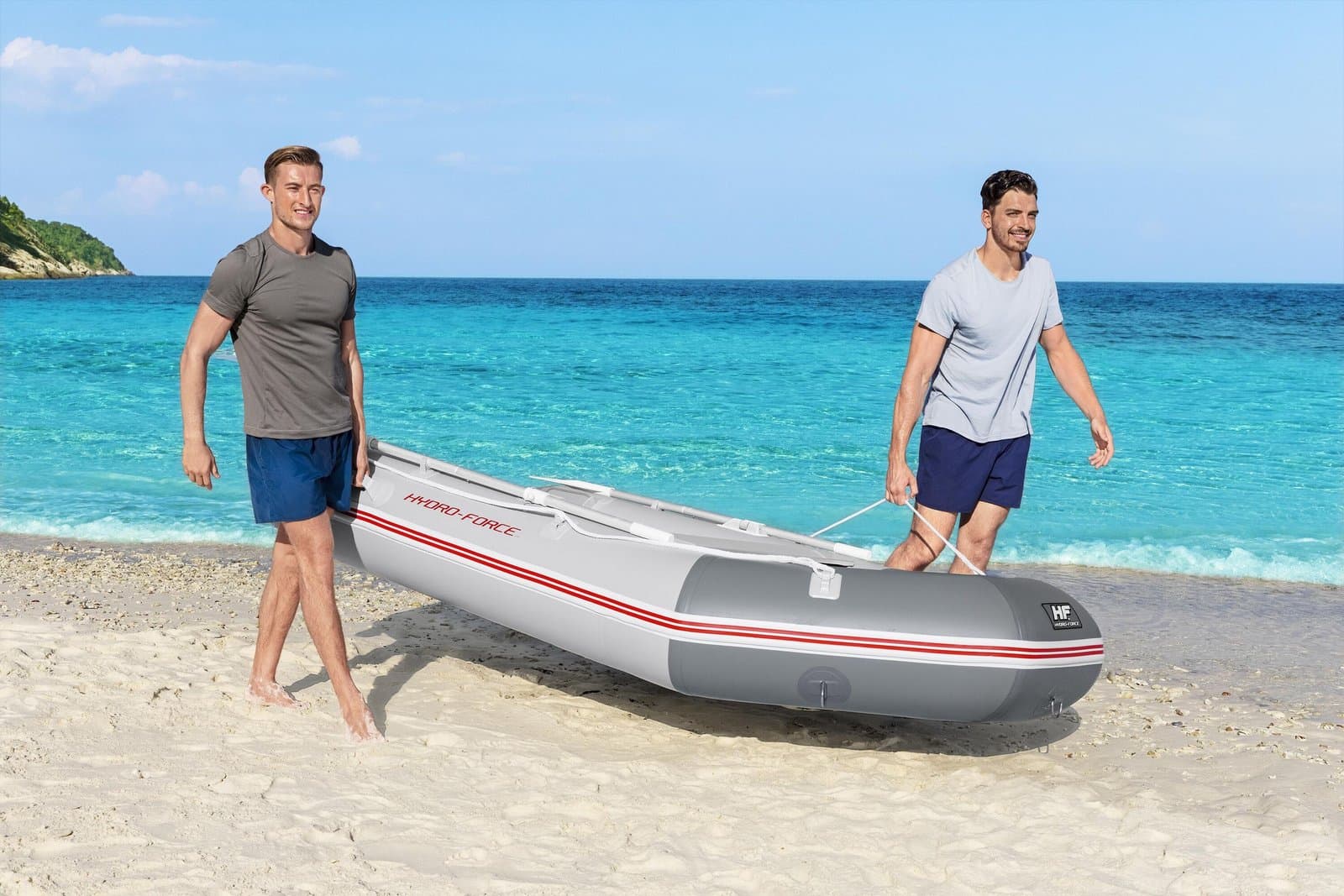 Спортна надуваема лодка с твърдо дъно 2.80m x 1.52m x 42cm Caspian Pro Sport - Image 19
