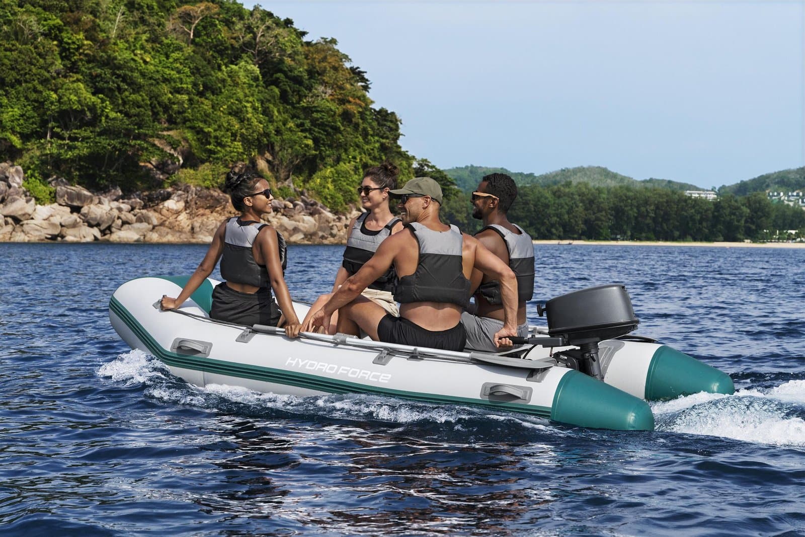 Спортна надуваема лодка с твърдо дъно 3.30m x 1.62m x 44cm Mirovia Pro - Image 39