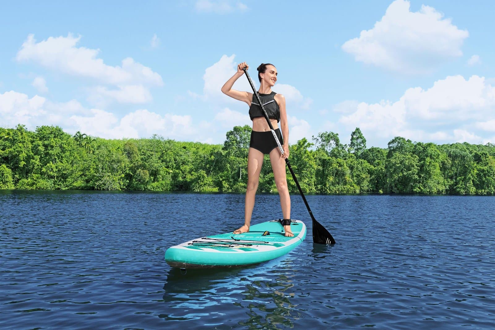 Надуваем SUP борд 3.20m x 79cm x 12cm Aqua Glider TravelTech - Image 38