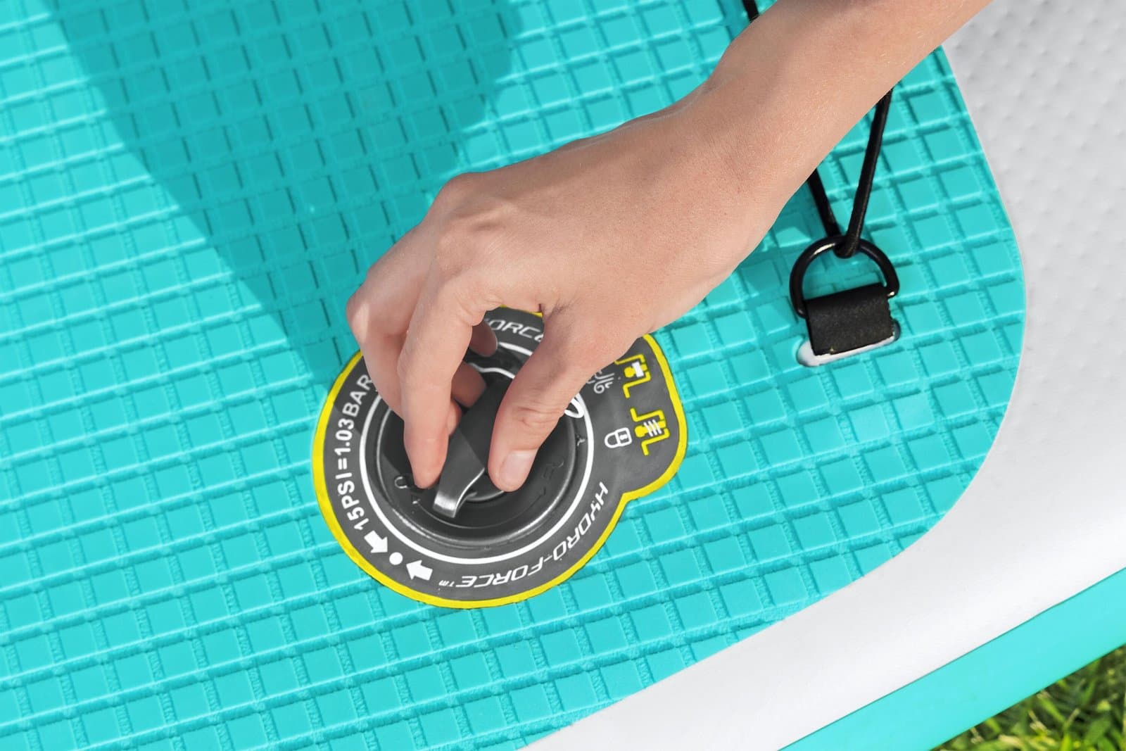 Надуваем SUP борд 3.20m x 79cm x 12cm Aqua Glider TravelTech - Image 5