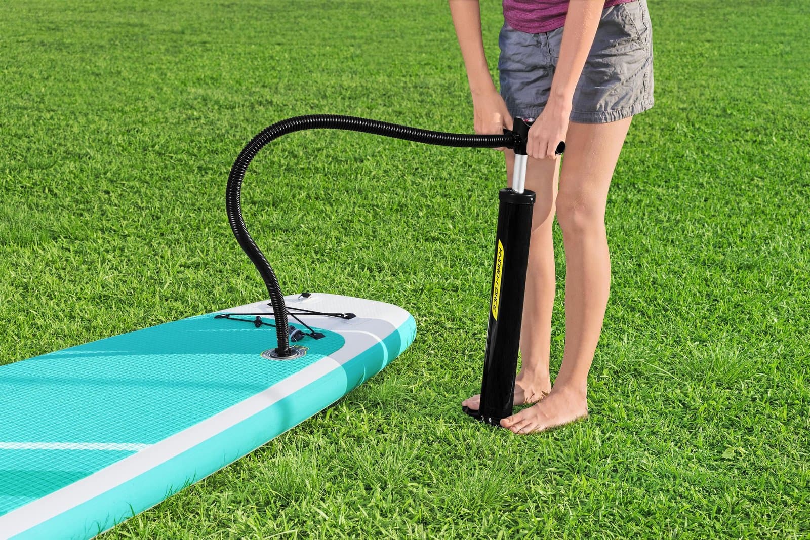 Надуваем SUP борд 3.20m x 79cm x 12cm Aqua Glider TravelTech - Image 7