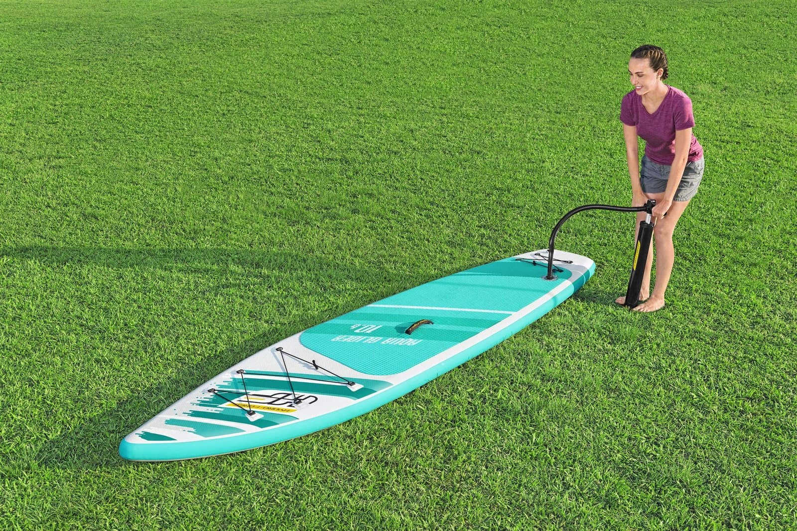 Надуваем SUP борд 3.20m x 79cm x 12cm Aqua Glider TravelTech - Image 8