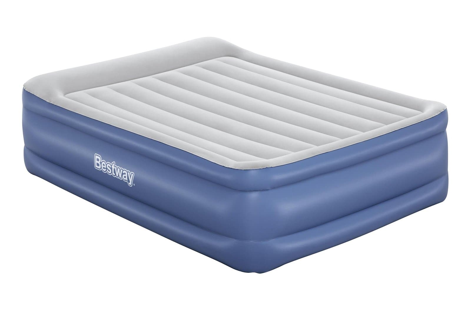 надуваем двоен матрак с вградена електрическа помпа 2.03m x 1.52m x 56cm Tritech Air Mattress Queen