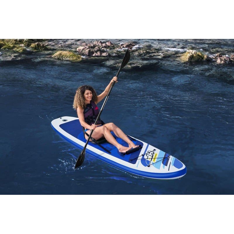 Надуваем SUP борд Bestway OCEANA Convertible 65350 305x84x12см. - Image 13