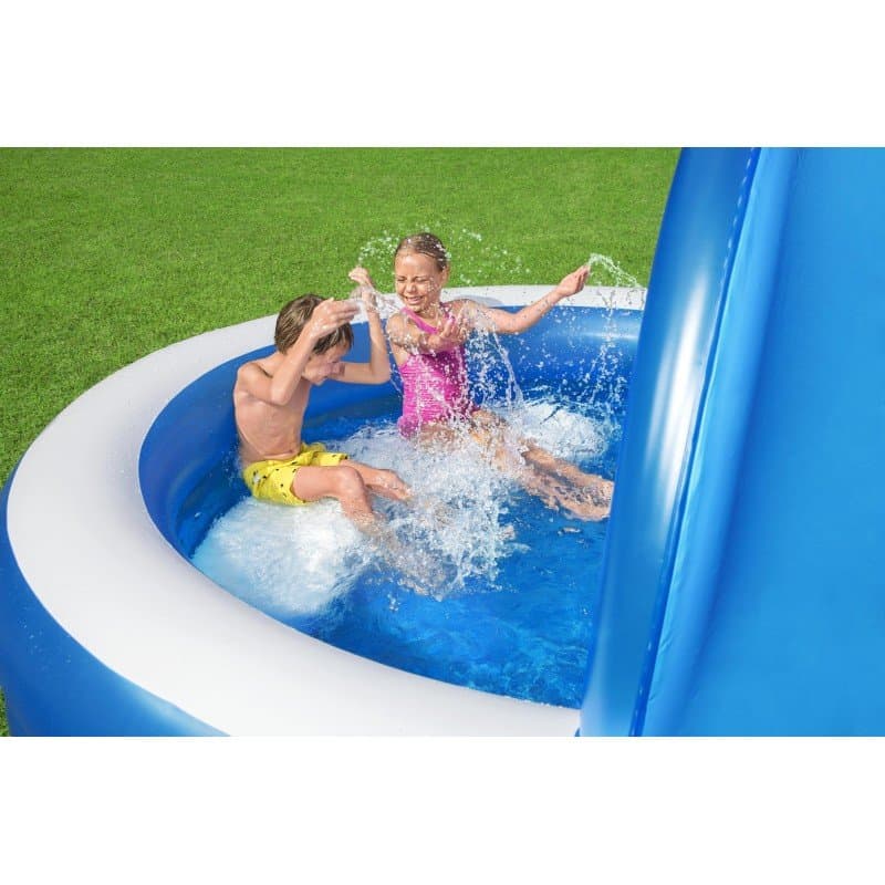 Надуваем басейн със сенник с UV защита и седалка 241х241х140см Bestway - Image 7