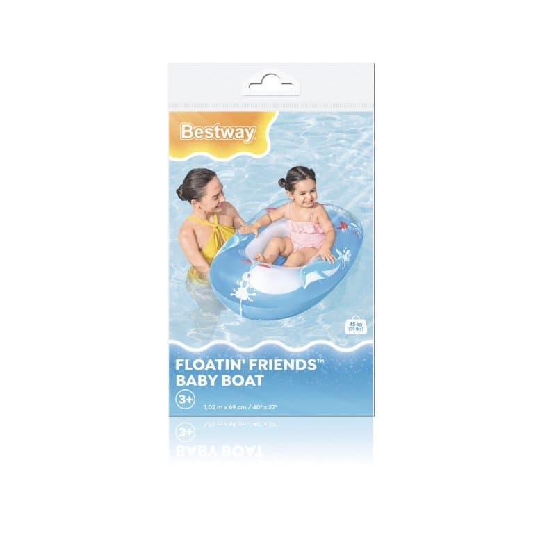 Надуваема детска лодка (102х69см) Bestway - Image 6