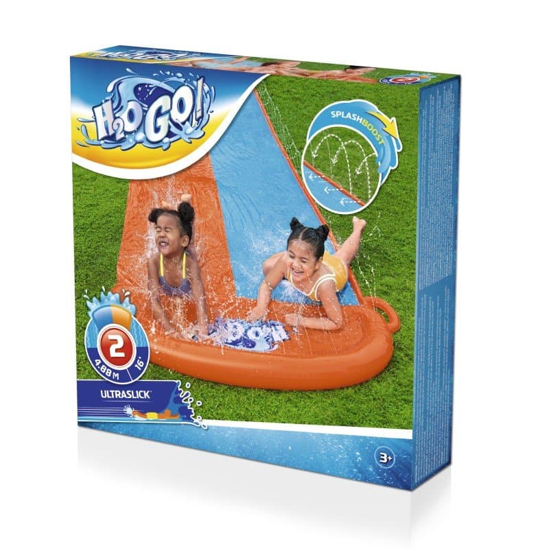 Водна пързалка двойна Bestway (488см) - Image 2
