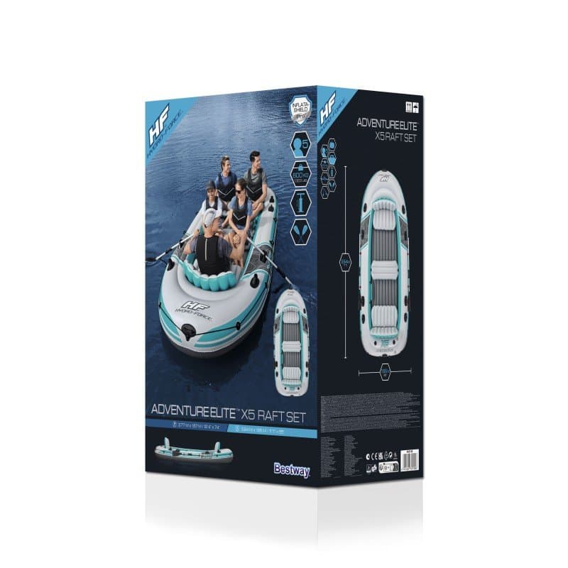 Надуваема лодка Bestway Elite X5 364х166см - Image 5