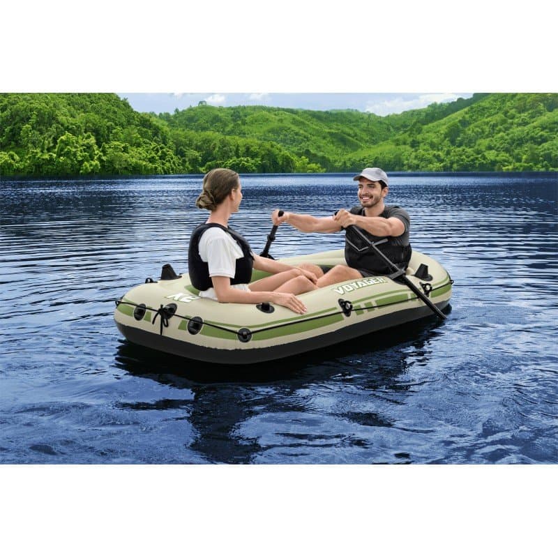 Надуваема лодка Bestway Voyager X2 232х118см - Image 9
