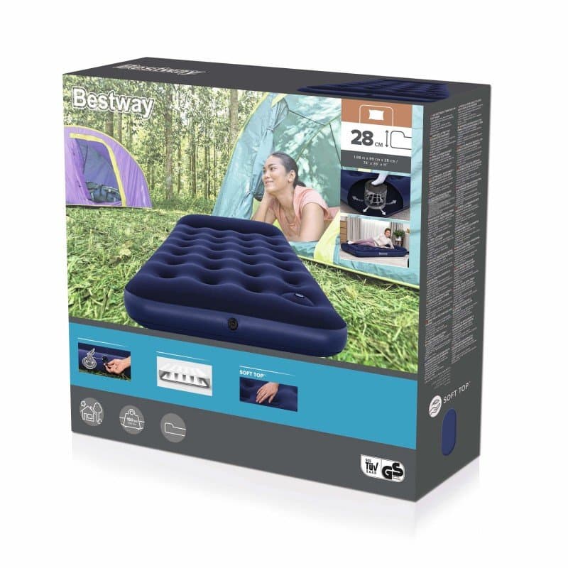 Надуваем матрак с вградена крачна помпа Bestway188x99x28 см - Image 2