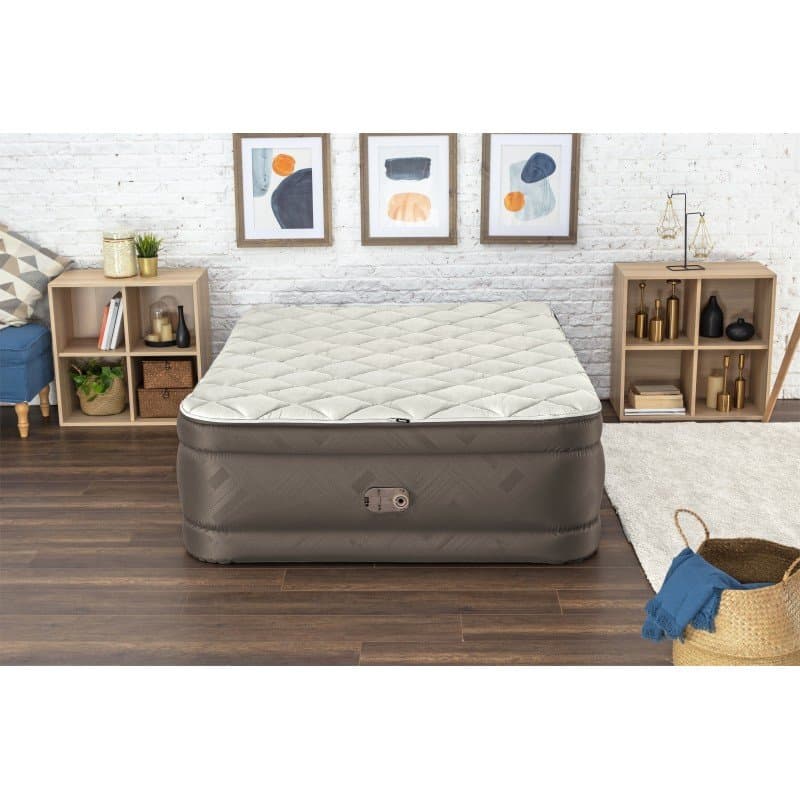 Надуваем дюшек с топ матрак (203х152х51см) и вградена помпа Bestway Queen size - Image 3