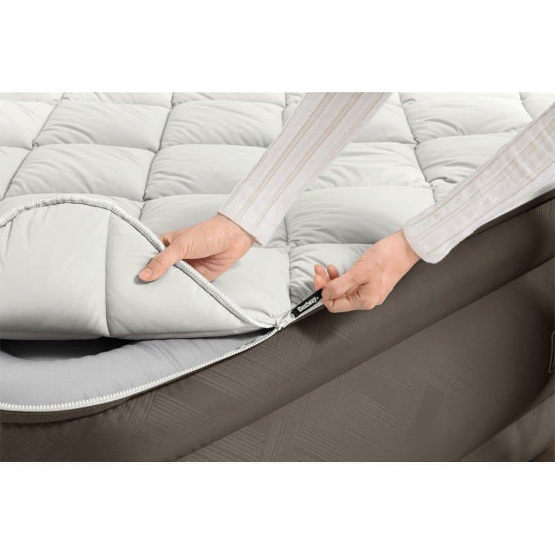 Надуваем дюшек с топ матрак (203х152х51см) и вградена помпа Bestway Queen size - Image 8