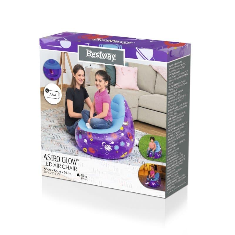 Надуваемо кресло Bestway Astro Glow LED - Image 2