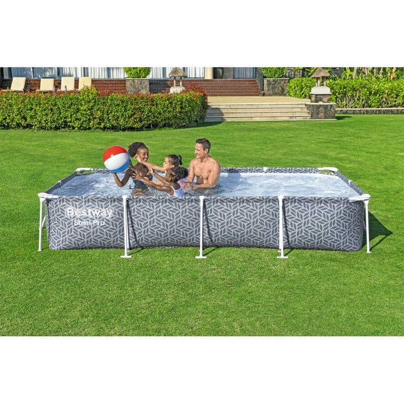 Сглобяем басейн Bestway Steel Pro 366х201х66см с тръбна конструкция - Image 5