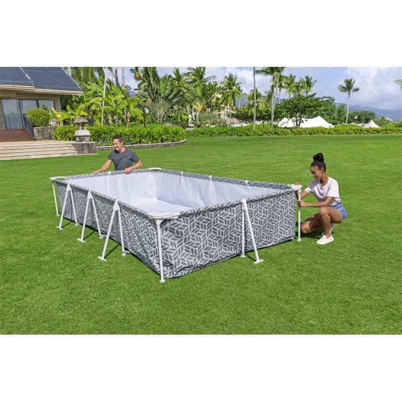 Сглобяем басейн Bestway Steel Pro 366х201х66см с тръбна конструкция - Image 9