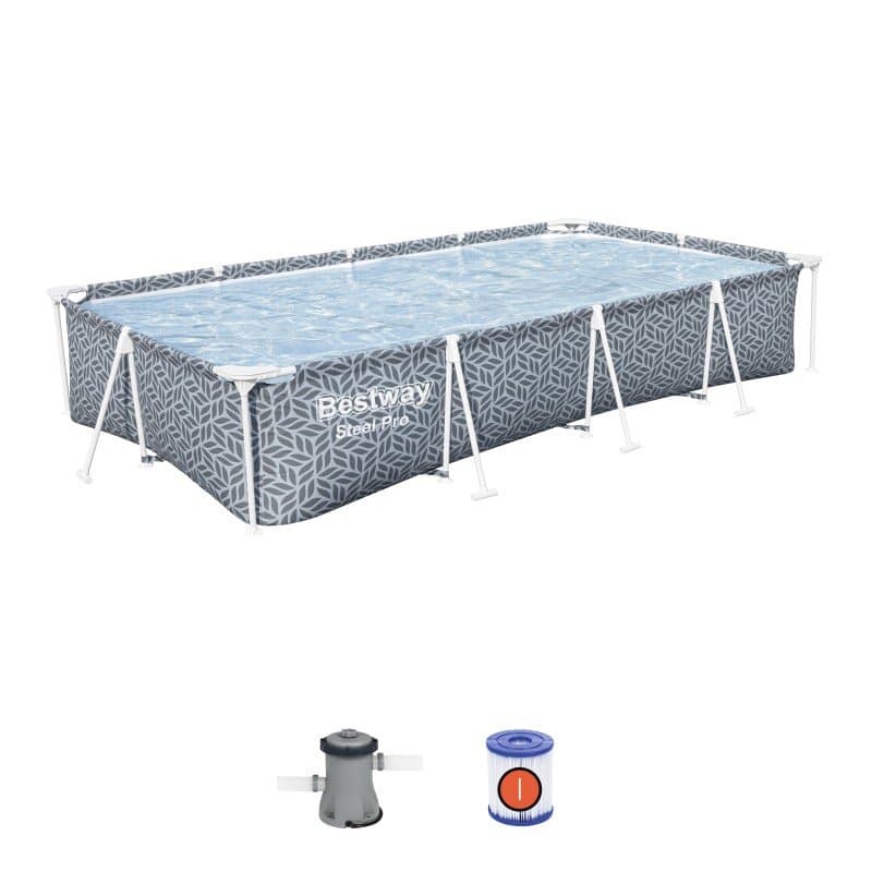 Сглобяем басейн Bestway Steel Pro 366х201х66см с тръбна конструкция - Image 2