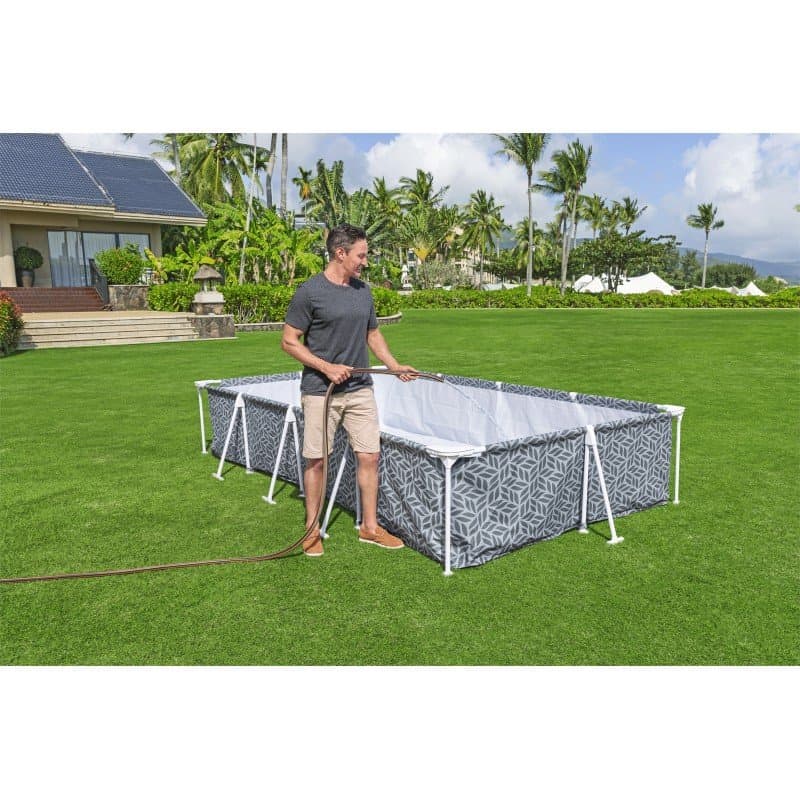 Сглобяем басейн Bestway Steel Pro 366х201х66см с тръбна конструкция - Image 13