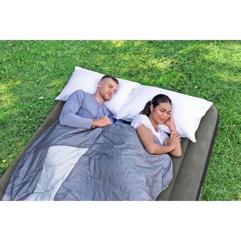 Надуваем матрак 2.03m x 1.52m x 25cm Bestway Tritech Air Mattress Queen - Image 12