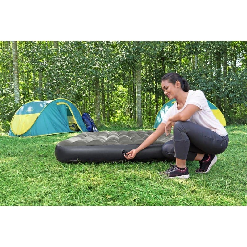 Надуваем матрак 2.03m x 1.52m x 25cm Bestway Tritech Air Mattress Queen - Image 14