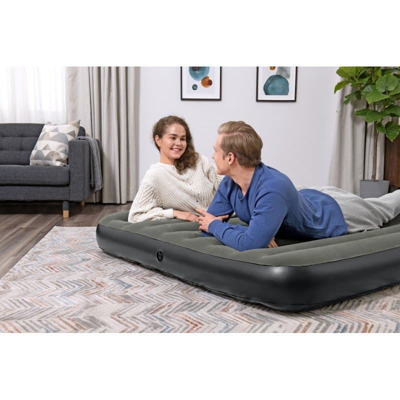 Надуваем матрак 2.03m x 1.52m x 25cm Bestway Tritech Air Mattress Queen - Image 17