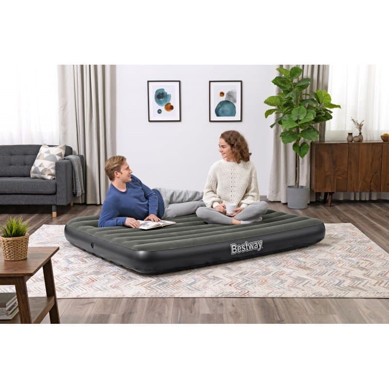 Надуваем матрак 2.03m x 1.52m x 25cm Bestway Tritech Air Mattress Queen - Image 8