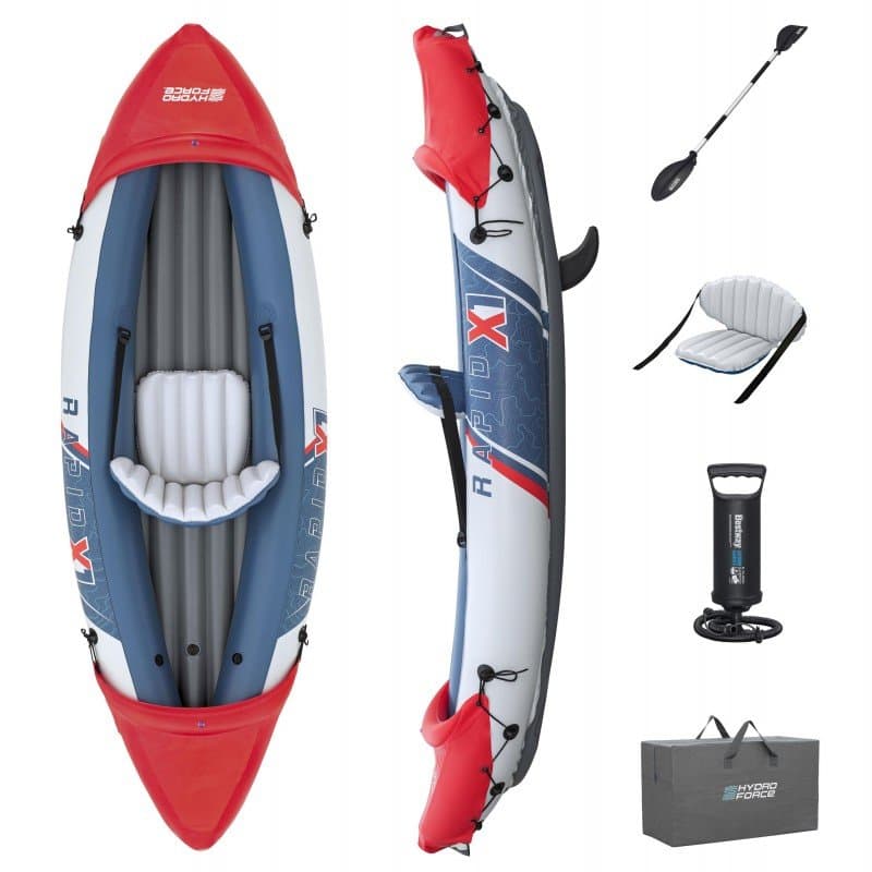 Надуваем каяк 2.90mx 91cm Hydro-Force Rapid X1 - Image 2