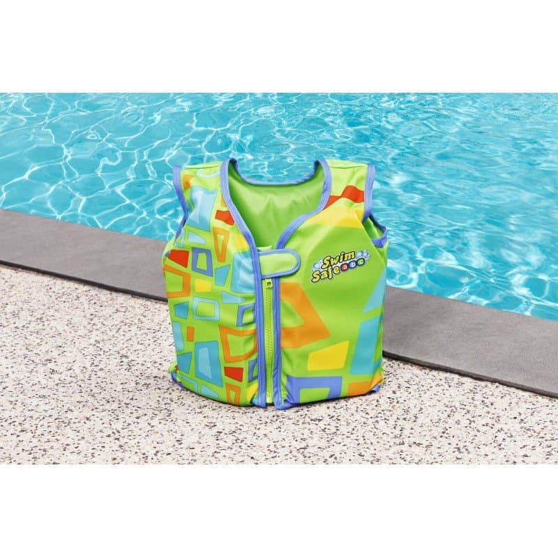 Жилетка за плуване AQUASTAR FABRIC SWIM VEST M/L - Image 12