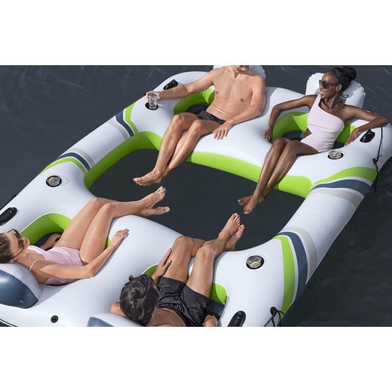 Надуваем плаващ остров 3.02m x 2.19m Hydro Force® Breeze Bloc Island - Image 11