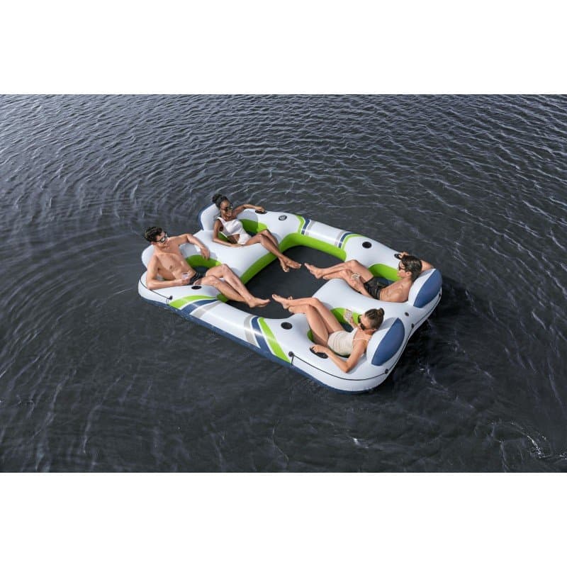 Надуваем плаващ остров 3.02m x 2.19m Hydro Force® Breeze Bloc Island - Image 12