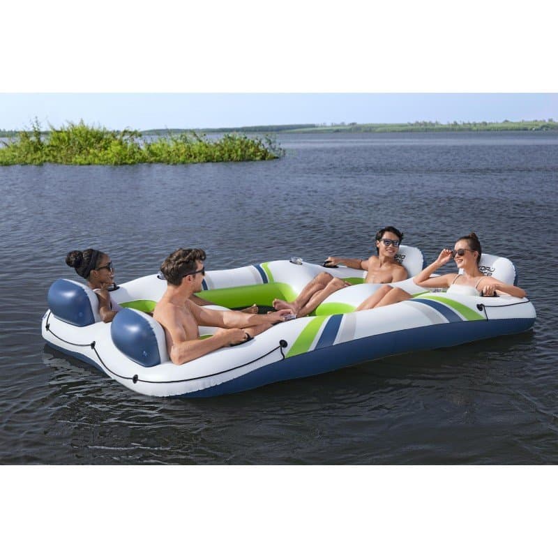 Надуваем плаващ остров 3.02m x 2.19m Hydro Force® Breeze Bloc Island - Image 13