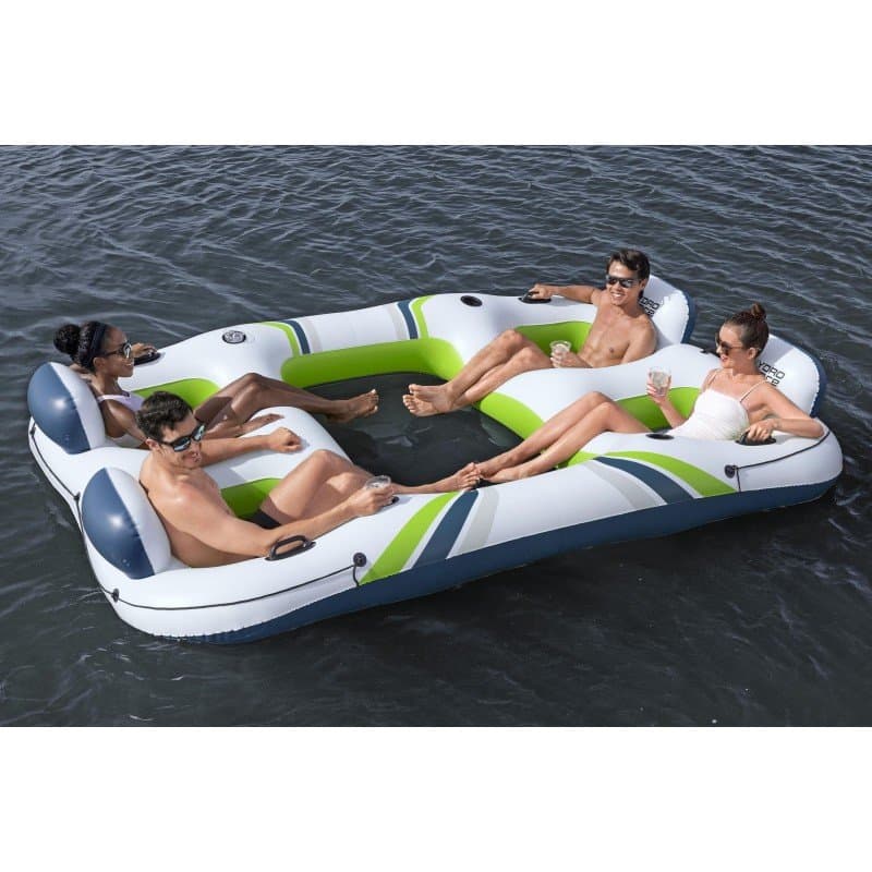 Надуваем плаващ остров 3.02m x 2.19m Hydro Force® Breeze Bloc Island - Image 14